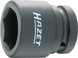 HAZET Impact socket (6-point) 1100S-55 ∙ Square, hollow 25 mm (1 inch) ∙ Outside hexagon profile ∙ 55 mm