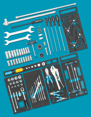 HAZET Supplementary tool assortment for AUDI 0-2500-163/86 ∙ Number of tools: 86
