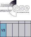 HAZET Screwdriver socket set 990/10 ∙ Square, hollow 12.5 mm (1/2 inch) ∙ Internal serration profile XZN ∙∙ M8 – M16 ∙ Number of tools: 10