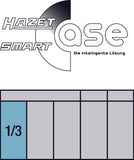 HAZET Socket set 906 ∙ Square, hollow 12.5 mm (1/2 inch) ∙ Outside hexagon Traction profile ∙ Number of tools: 17