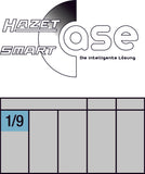 HAZET Screwdriver socket set 986/9 ∙ Square, hollow 12.5 mm (1/2 inch) ∙ Inside hexagon profile ∙∙ 5 – 19 ∙ Number of tools: 9