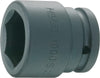 HAZET Impact socket (6-point) 1000S-27 ∙ Square, hollow 20 mm (3/4 inch) ∙ Outside hexagon profile ∙ 27 mm