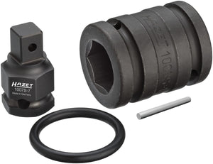 HAZET Impact adapter 1007S-7/4 ∙ Square, hollow 20 mm (3/4 inch) ∙ Square, solid 12.5 mm (1/2 inch)