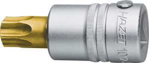 HAZET Screwdriver socket TORX® 1012-T60 ∙ Square, hollow 20 mm (3/4 inch) ∙ Inside TORX® profile ∙∙ T60
