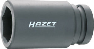 HAZET Impact socket (6-point) 1100SLG-46 ∙ Square, hollow 25 mm (1 inch) ∙ Outside hexagon profile ∙ 46 mm
