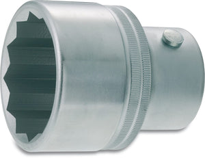 HAZET Socket (12-point) 1100Z-55 ∙ Square, hollow 25 mm (1 inch) ∙ Outside 12-point profile ∙ 55 mm