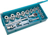 HAZET Socket set 1100Z ∙ Square, hollow 25 mm (1 inch) ∙ Outside 12-point profile ∙ Number of tools: 17