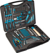 HAZET Tool case 1520/56 ∙ Square, hollow 10 mm (3/8 inch) ∙ Outside 12-point traction profile, Slot profile, Cross recess profile PH, Pozidriv profile PZ, Inside hexagon profile, Inside TORX® profile ∙ Number of tools: 56