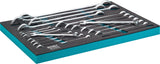 HAZET Combination wrench set 163-210/19 ∙ Outside 12-point traction profile ∙∙ 8 – 34 ∙ Number of tools: 19