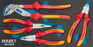HAZET VDE pliers set 163-226/4 ∙ Number of tools: 4
