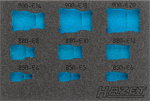 HAZET 2-component soft foam insert 163-360L