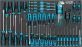 HAZET Screwdriver set 163-480/57 ∙ Slot profile, Cross recess profile PH, Inside hexagon profile, Inside TORX® profile ∙ Number of tools: 57