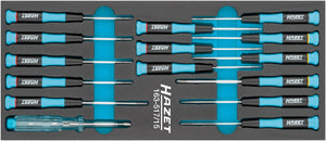 HAZET Electronic screwdriver set 163-517/15 ∙ Slot profile, Cross recess profile PH, Inside TORX® profile ∙ Number of tools: 15