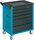 HAZET Tool trolley Assistent 177-6 ∙ Drawers, flat: 4 x 79 x 527 x 348 mm ∙ Drawers, high: 2 x 164 x 527 x 348 mm