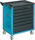 HAZET Tool trolley Assistent 177-7 ∙ Drawers, flat: 6 x 79 x 527 x 348 mm ∙ Drawers, high: 1 x 164 x 527 x 348 mm