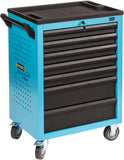 HAZET Tool trolley Assistent 178N-7 ∙ Drawers, flat: 5 x 80 x 527 x 348 mm ∙ Drawers, high: 2 x 165 x 527 x 348 mm