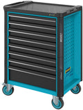 HAZET Tool trolley Assistent 179N-8 ∙ Drawers, flat: 7 x 81 x 522 x 398 mm ∙ Drawers, high: 1 x 166 x 522 x 398 mm