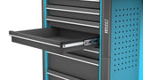 HAZET Tool trolley Assistent 179NXXL-7 ∙ Drawers, flat: 5 x 81 x 870 x 398 mm ∙ Drawers, high: 2 x 166 x 870 x 398 mm