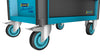HAZET Tool trolley Assistent 179N-8-RAL7021 ∙ Drawers, flat: 7 x 81 x 522 x 398 mm ∙ Drawers, high: 1 x 166 x 522 x 398 mm