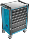 HAZET Tool trolley Assistent 179N-7 ∙ Drawers, flat: 5 x 81 x 522 x 398 mm ∙ Drawers, high: 2 x 166 x 522 x 398 mm