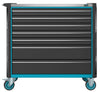 HAZET Tool trolley Assistent 179NXXL-7 ∙ Drawers, flat: 5 x 81 x 870 x 398 mm ∙ Drawers, high: 2 x 166 x 870 x 398 mm