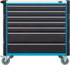 HAZET Tool trolley Assistent 179NXXL-7 ∙ Drawers, flat: 5 x 81 x 870 x 398 mm ∙ Drawers, high: 2 x 166 x 870 x 398 mm