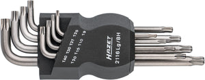 HAZET Offset screwdriver set 2116LG/8H ∙ Inside TORX® profile ∙ Number of tools: 8