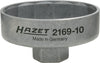 HAZET Oil filter wrench 2169-10 ∙ Square, hollow 10 mm (3/8 inch) ∙ Outside 14-point profile