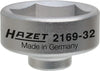 HAZET Oil filter wrench 2169-32 ∙ Square, hollow 10 mm (3/8 inch) ∙ Outside hexagon profile