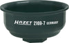 HAZET Oil filter wrench 2169-7 ∙ Square, hollow 12.5 mm (1/2 inch) ∙ Outside 14-point profile