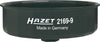 HAZET Oil filter wrench 2169-9 ∙ Outside hexagon 24 mm, Square, hollow 12.5 mm (1/2 inch) ∙ Outside 15-point profile