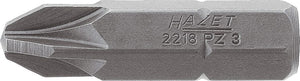 HAZET Bit 2218-PZ2 ∙ Hexagon, solid 8 (5/16 inches) ∙ Pozidriv profile PZ ∙∙ PZ2