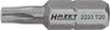 HAZET Bit 2223-T15 ∙ Hexagon, solid 6.3 (1/4 inches) ∙ Inside TORX® profile ∙∙ T15