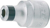HAZET Adapter 2250-1 ∙ Square, hollow 6.3 mm (1/4 inch) ∙ Hexagon, hollow 6.3 (1/4 inch)