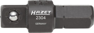 HAZET Adapter 2311 ∙ Hexagon, solid 10 mm (3/8 inch) ∙ Square, solid 12.5 mm (1/2 inch)