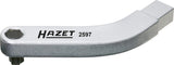 HAZET Bent bit holder ∙ for door hinge insert tools 2597 ∙ Insert square 9 x 12 mm ∙ Hexagon, hollow 8 mm (5/16 inch), Inside TORX® profile ∙∙ T45