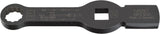 HAZET Box-end wrench - striking face pattern (12-point) with 2 striking faces 2872SZ-27 ∙ Square, hollow 20 mm (3/4 inch) ∙ Outside 12-point profile ∙ 27 mm