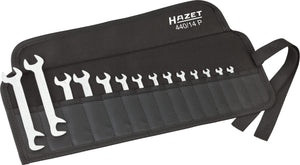 HAZET Double open-end wrench set 440/14P ∙ Outside hexagon profile ∙∙ 3.2 – 14 ∙ Number of tools: 14
