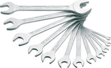 HAZET Double open-end wrench set 450N/12 ∙ Outside hexagon profile ∙∙ 6 x 7 – 27 x 32 ∙ Number of tools: 12