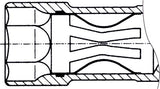 HAZET Spark plug wrench 4767AKF ∙ Square, hollow 12.5 mm (1/2 inch) ∙ Outside hexagon profile ∙ 16 mm ∙ 5⁄8 ″