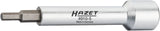 HAZET Extension 4910-5 ∙ Square, hollow 12.5 mm (1/2 inch) ∙ Inside hexagon profile ∙ 5 mm