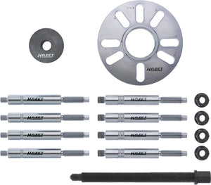 HAZET Wheel hub / cardan shaft extractor set 4935-2/15 ∙ Number of tools: 15