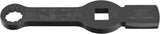 HAZET Box-end wrench - striking face pattern (12-point) with 2 striking faces 4937-19 ∙ Square, hollow 20 mm (3/4 inch) ∙ Outside 12-point profile ∙ 19 mm