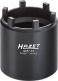 HAZET Commercial vehicle pin wrench 4937-62 ∙ Square, hollow 20 mm (3/4 inch)