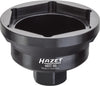 HAZET Commercial vehicle axle nut socket 4937-85 ∙ Outside hexagon profile ∙ 85 mm