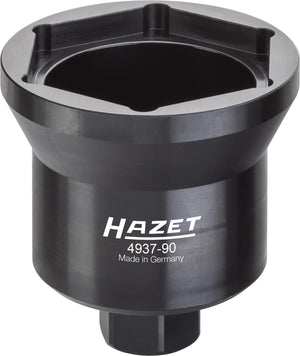 HAZET Commercial vehicle axle nut socket 4937-90 ∙ 90 mm