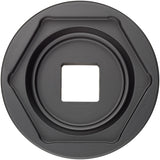 HAZET Commercial vehicle axle nut socket 4937-S80 ∙ Square, hollow 20 mm (3/4 inch) ∙ Outside hexagon profile ∙ 80 mm