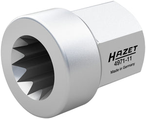 HAZET Brake calliper resetting tool Knorr-Bremse 4971-11 ∙ Outside hexagon 12 mm