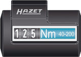 HAZET Torque wrench 5122-2CLT ∙ Nm min-max: 40 – 200 Nm ∙ Tolerance: 4% ∙ Square, solid 12.5 mm (1/2 inch)