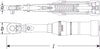 HAZET Torque wrench 6109-2CT ∙ Nm min-max: 4 – 40 Nm ∙ Tolerance: 2% ∙ Square, solid 6.3 mm (1/4 inch)